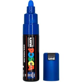 Posca Marker 7M باللون الأزرق، أقلام Posca للوازم الفنية، واللوازم المدرسية، والفن الصخري، وطلاء القماش، وأقلام القماش، وقلم الطلاء، وأقلام التحديد الفنية، وأقلام طلاء Posca in Kuwait