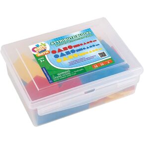 Kids First Math: Attribute Blocks Math Kit with Activity Cards | Develop Skills in Logical Thinking, Classifying, Comparing | Visual Hands-on Math for At-Home or Classroom Learning, Ages 3+ in Kuwait