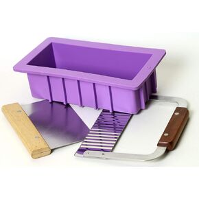 Heavy Duty 8" Silicone Soap Loaf Mold w/ Soap Molding Instructions in Saudi Arabia