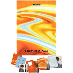 ATEEZ GOLDEN HOUR : Part.3 [POCA Random Ver.] QR + Photocard + QR Photocard + Image Card + Photostand (Lemon Drop) in Kuwait