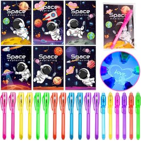 24 Pack Valentines Day Gifts for Kids Classroom Invisible Ink Pen with Valentines Cards, Valentines Party Favors for Kids School Spy Pen Magic Gifts Valentines Pens for Class Exchange Card Prizes in Kuwait