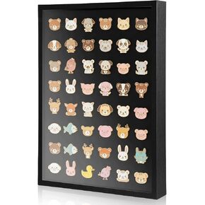 15.7 x 11.8'' Pin Display Case Enamel Pin Display Frame Pins Collection Displays Shadow Box Desktop & Wall Displays for Medals Beach Tags Jewelry Pins Gift Insignia Ribbons Enthusiast Collectibles in Saudi Arabia