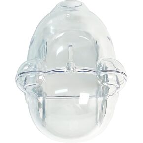 Protective Case Compatible with Crybaby Wild but Cutie Series Acrylic Clear Dustproof Cover with Silicone Straps（Doll Not Include in Saudi Arabia