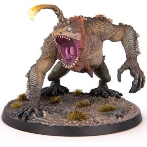 Modiphius Entertainment: Fallout Miniatures: Creatures - Angler - 32mm Resin Figure & 50mm Scenic Base, Unpainted & Unassembled, Tabletop RPG Set in Saudi Arabia