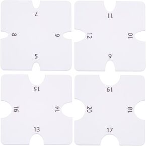 4 قطع من أدوات شكل حافة الفخار الأبيض من INFUNLY مقاس 2.6 × 2.6 بوصة من الأكريليك المربع لعجلة الفخار أداة ضلع بقطر 0.3 ~ 0.6 بوصة أدوات تشذيب الحواف أداة نحت الطين لنحت شكل الطين من السيراميك بنفسك in Kuwait
