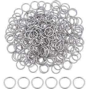 UNICRAFTALE 250Pcs 304 Stainless Steel Jump Rings, 15mm Round, Metal Connectors, Open, DIY Jewelry Crafting, Keychain Accessories, Earring, Bracelet, Pendant in Saudi Arabia
