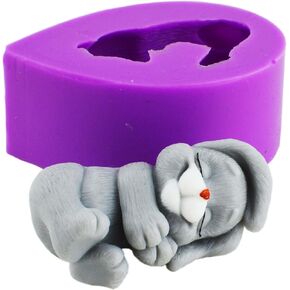 3D Sleeping Bunny Silicone Mold for Soap Making, Candle Crafts, DIY Projects in Saudi Arabia