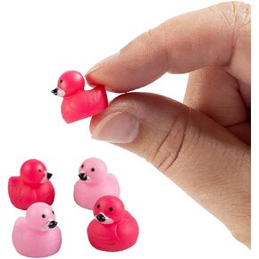 Micro Tropical Flamingo Rubber Ducks - 24 pieces in Saudi Arabia