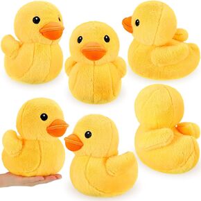 Jerify 6 Pcs Plush Yellow Duck Toys 9 Inch Stuffed Cute Duck Playset for Boys and Girls Decoration Pillow Animal Dolls Birthday Gift Baby Theme Party Soft Cuddle Sleeping Bed in Saudi Arabia