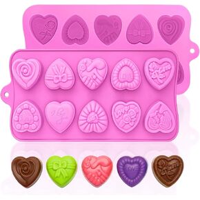 HKNMTT سيليكون مربع مستطيل بار قوالب ورقة زهرة نمط، 8 تجاويف لصابون الحلوى صنع دش باخرة محلية الصنع حمام غسول شامبو بار مجموعة DIY غير لاصقة الحرفية الغذاء الصف 2 حزمة in Kuwait