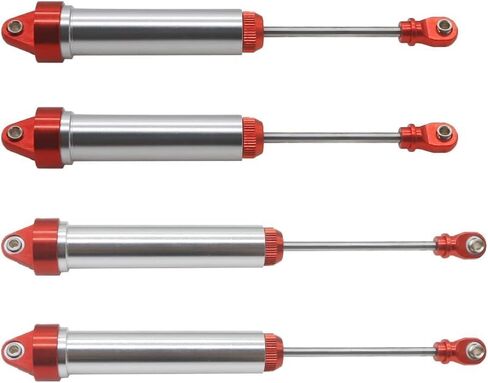 RCAWD Front Rear GTR, 134mm 160mm (Fully Assembled w/o Springs, No Threads) Oil Filled Type For 1/7 Traxxas UDR Unlimited Desert Racer 85086-4(Red) in Saudi Arabia