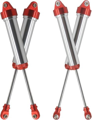 RCAWD Front Rear GTR, 134mm 160mm (Fully Assembled w/o Springs, No Threads) Oil Filled Type For 1/7 Traxxas UDR Unlimited Desert Racer 85086-4(Red) in Saudi Arabia