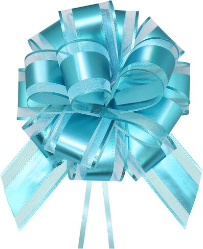 7 Pieces Large Pull Bows, 6 inche, Big Bow for Gift Wrapping, Christmas Party Birthday Gift, Wedding Baskets,Valentine's Day Gift Decorations, Flower Decoration (Coffee) in Saudi Arabia