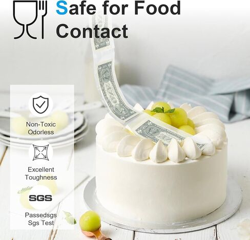Hpmjz 200Pcs Cake Money Box Transparent Bags,3x7In Surprise Gift Bags for Money Resealable Glassine Adhesive Self-Sealing Dollar Bill Sleeves Money Gift Ideas for Gift Birthday Wedding Party Favors in Saudi Arabia