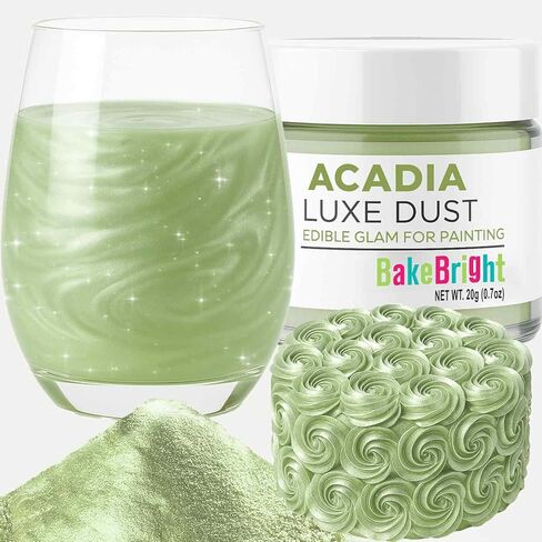 Bulk (20g) Red Luster Dust Edible Glitter for Cocktails | Premium Edible Maroon Red Luster Dust for Drinks Cake Decorations - Red Edible Glitter for Drinks Cupcakes Cookies Cakes Food Paint in Saudi Arabia