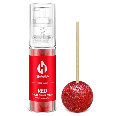 Iridescent Edible Glitter - Herbeklab Edible Glitter Spray 10g Edible Iridescent Glitter for Cakes Food Grade Drink Glitter Rainbow Edible Glitter for Cocktails Chocolate Strawberry in Saudi Arabia