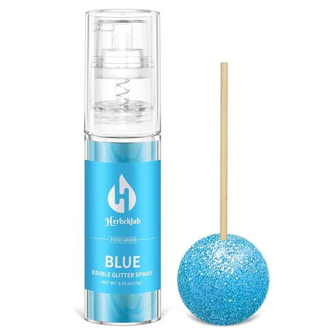 Iridescent Edible Glitter - Herbeklab Edible Glitter Spray 10g Edible Iridescent Glitter for Cakes Food Grade Drink Glitter Rainbow Edible Glitter for Cocktails Chocolate Strawberry in Saudi Arabia