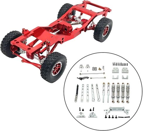 RC ترقية ممتص الصدمات الأمامي والخلفي استبدال أجزاء معدنية صدمة يتصاعد RC سحب قضيب ل 1:12 MN82 LC79 لتقوم بها بنفسك تعديل ، أرجنت in Kuwait