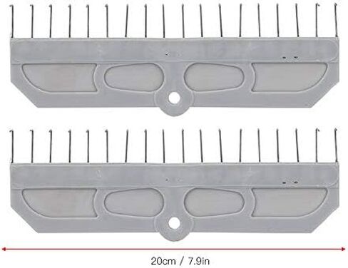 2pcs 20cm 18 Claw Knitting Claw Weight Wide Weight Hanger for Silver Reed Cast on Comb Metal Accessories in Saudi Arabia