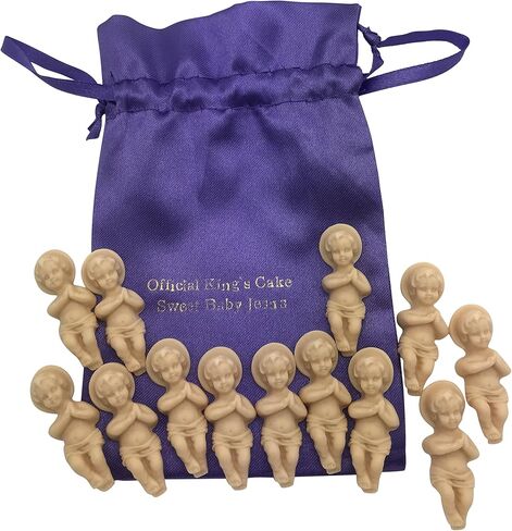Westmon Works King Cake Babies Bakers Dozen Set with Gift Bag and 13 Sweet Baby Jesus Figurines in Saudi Arabia