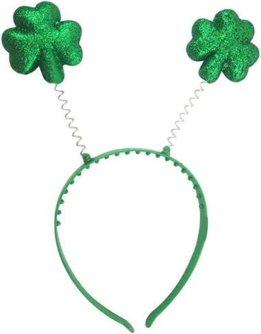 Funiverse Bulk 20-Pack Shamrock Head Boppers - St. Patrick’s Day Party Hats Fighting Irish Clover Accessories for Adults Parades Events in Saudi Arabia
