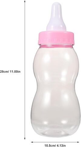Baby Bottle Piggy Bank 11.02 Inch Plastic Coin Money Pot Saving Box for Kids Desktop Decoration Birthday in Saudi Arabia