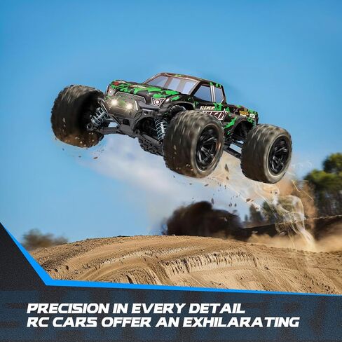 1:18 Scale All Terrain RC Cars, 40 KPH High Speed 4WD Electric Vehicle with 2.4 GHz Remote Control, 4X4 Waterproof Off-Road Truck with Two Rechargeable Batteries in Saudi Arabia