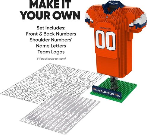 FOCO Denver Broncos NFL 3D BRXLZ Jersey Puzzle in Saudi Arabia