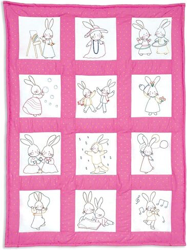 Bunnies Nursery Quilt Blocks in Saudi Arabia