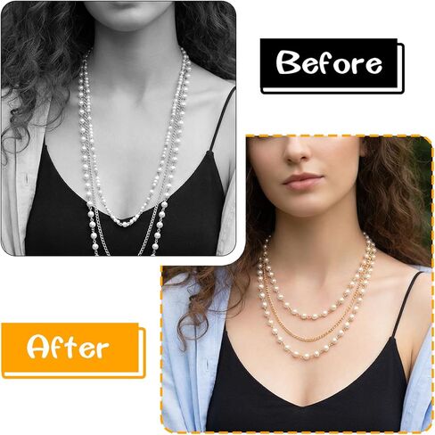 Silver & Gold Necklace Extenders for Women, 12 Pcs Heart Bracelet Chain Extenders Set Stainless Steel Chain Extender for Necklaces Bracelet Anklet Jewelry Extender, Extensions 2, 4 Inches in Saudi Arabia