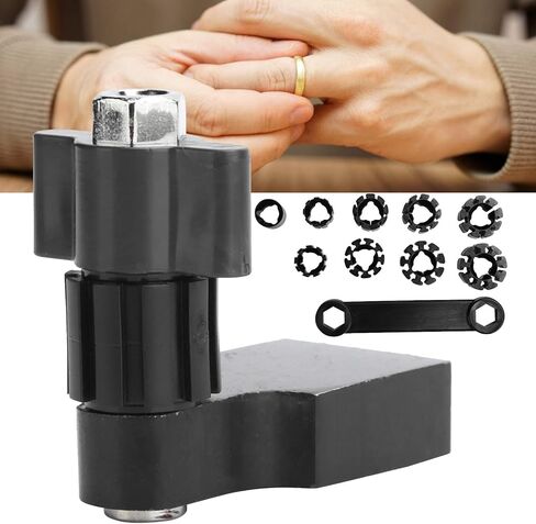 Brrnoo Ring Fixture Clamp Holders, Jewelry Ring Fixed Setting Polishing Engraving Tool Kit(Black) in Saudi Arabia