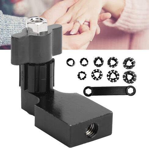 Brrnoo Ring Fixture Clamp Holders, Jewelry Ring Fixed Setting Polishing Engraving Tool Kit(Black) in Saudi Arabia