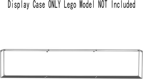 علبة عرض أكريليك لـ Lego 21344 يمكن تركيب قطار الشرق السريع على إطار الصورة الجداري 47.24 بوصة طول × 5.91 عرض × 7.87 ارتفاع (120 × 15 × 20 سم) (غير متضمن في النموذج) in Kuwait