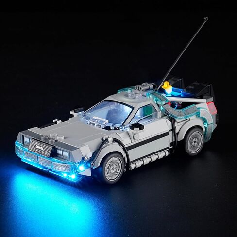 ضوء LED LIGHTAILING لآلة الزمن Lego-77256 من العودة إلى المستقبل - سهل التركيب، أسلاك مخفية، ديكور منزلي وجاهز للهدايا (النموذج غير متضمن) in Saudi Arabia
