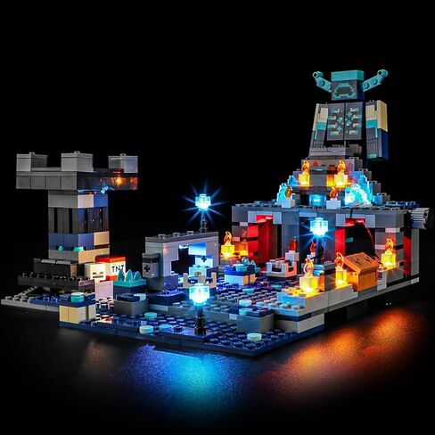 مجموعة إضاءة LED لـ Lego 21246 Minecraft The Deep Dark Battle، متوافقة مع نموذج مكعبات البناء Lego 21246 (لا تتضمن مجموعة الكتل) in Kuwait
