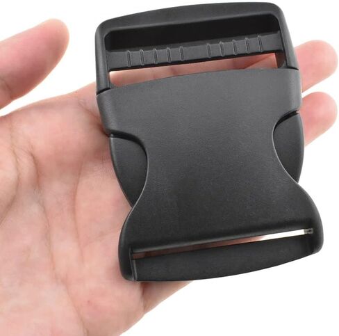 2" Width Quick Side Release Buckles Speedy Pinch Single Loop End Hold Tight Withstand Constant Motion Strong Plastic Clips Snaps 6 PCS for Nylon Webbing Strap Backpack Costume Dog Collars in Saudi Arabia