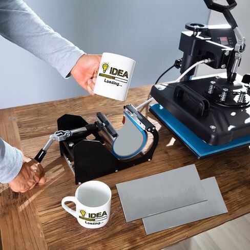 3Pcs Silicone Heat Press Cover Pad, Silicone Hot Pressing Foam Pads, 1/8" X 4" X 8" Double Sided Use Non-Slip Heat Press Mats for DIY Vinyl Hats, Sleeves & Small Items(Color:Grey) in Kuwait