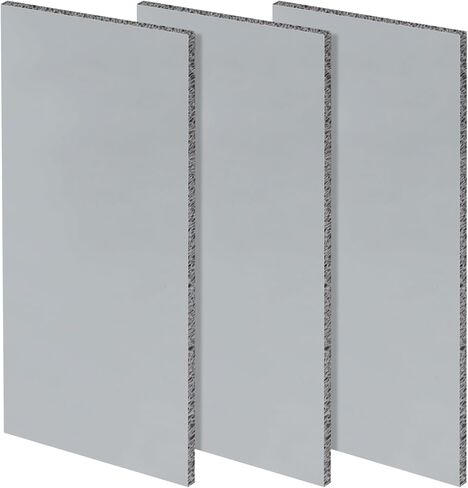 3Pcs Silicone Heat Press Cover Pad, Silicone Hot Pressing Foam Pads, 1/8" X 4" X 8" Double Sided Use Non-Slip Heat Press Mats for DIY Vinyl Hats, Sleeves & Small Items(Color:Grey) in Kuwait