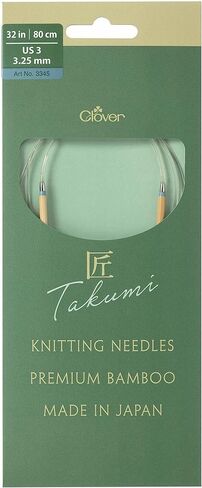 Takumi Pro Circular Knitting Needles 32"-US 3/3.25 mm in Saudi Arabia