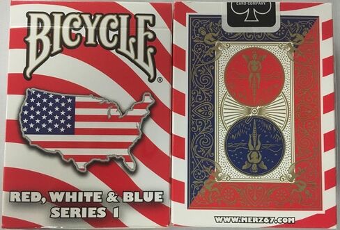 Bicycle Red, White and Blue Series 1 Map USA Design Playing Cards in Saudi Arabia