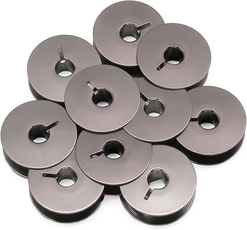 Fbshicung 10PCS Jumbo Bobbin #770591001 Compatible with Janome Brand MB4S, MB-7,HD9 V1(not V2) Elna Brand 940S 970 in Saudi Arabia