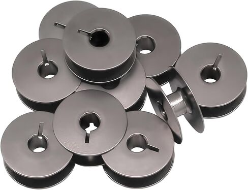 Fbshicung 10PCS Jumbo Bobbin #770591001 Compatible with Janome Brand MB4S, MB-7,HD9 V1(not V2) Elna Brand 940S 970 in Saudi Arabia