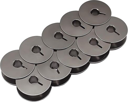 Fbshicung 10PCS Jumbo Bobbin #770591001 Compatible with Janome Brand MB4S, MB-7,HD9 V1(not V2) Elna Brand 940S 970 in Saudi Arabia