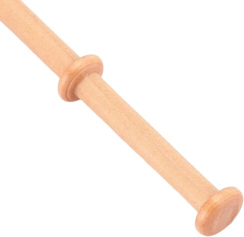 ZIZEV 12 Pcs Wooden Lace Bobbin Lacework Lumber Scarves Hardwood Timber Mallet Sweaters for Knitting Bobbins, Lace Bobbin Hardwood Practical DIY Beech Lace Bobbin Sewing Lace Robbin Weaving Tools in Saudi Arabia
