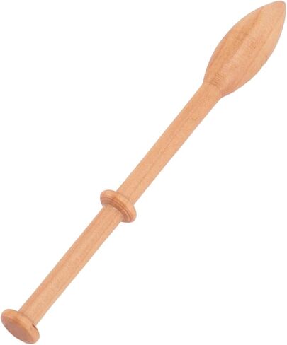 ZIZEV 12 Pcs Wooden Lace Bobbin Lacework Lumber Scarves Hardwood Timber Mallet Sweaters for Knitting Bobbins, Lace Bobbin Hardwood Practical DIY Beech Lace Bobbin Sewing Lace Robbin Weaving Tools in Saudi Arabia