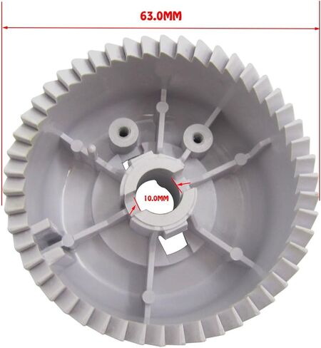 عجلة يدوية قطعة واحدة #639097024 متوافقة مع Kenmore 385.12916890، 385.15008100 Janome HF2022، 2118S، 2139S in Kuwait