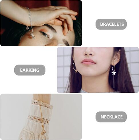 مجموعة سلسلة صناعة المجوهرات DIY مع مشابك جراد البحر وحلقات القفز سلسلة مجوهرات معدنية وصياغة الإكسسوارات المصنوعة يدويًا in Saudi Arabia