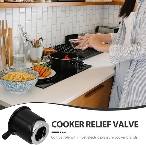 صمام تخفيف الضغط العالمي لطباخ الضغط من الفولاذ المقاوم للصدأ، أغطية مضادة للحجب، جزء بديل سهل التنظيف in Kuwait