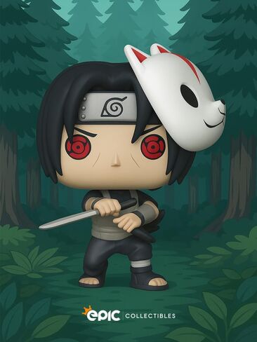 فانكو بوب! الرسوم المتحركة: Naruto Shippuden - Anbu Itachi إصدار محدود غير مقنع من الفينيل الحصري مع واقي الصندوق in Kuwait