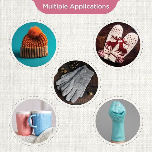 مجموعة إبرة مزدوجة مدببة من KnitPro Ginger Grande مقاس 6 بوصات (15 سم) | 12 مقاسًا أمريكيًا (0 إلى 9) in Saudi Arabia